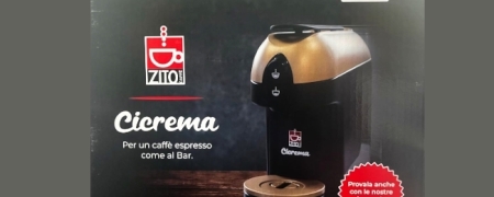 Macchina da caffè Zito Cicrema + 100 capsule compatibili